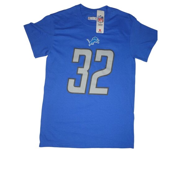 NFL Team Apparel Detroit Lions T-Shirt #32 Size S/P - Picture 1 of 4